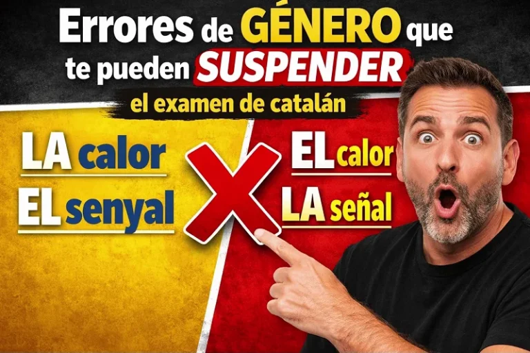Paraules amb gènere diferent en català i castellà