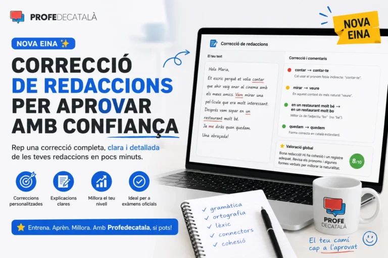 Corrector de Redaccions en Català amb Intel·ligència Artificial: La Nova Eina de Profedecatalà