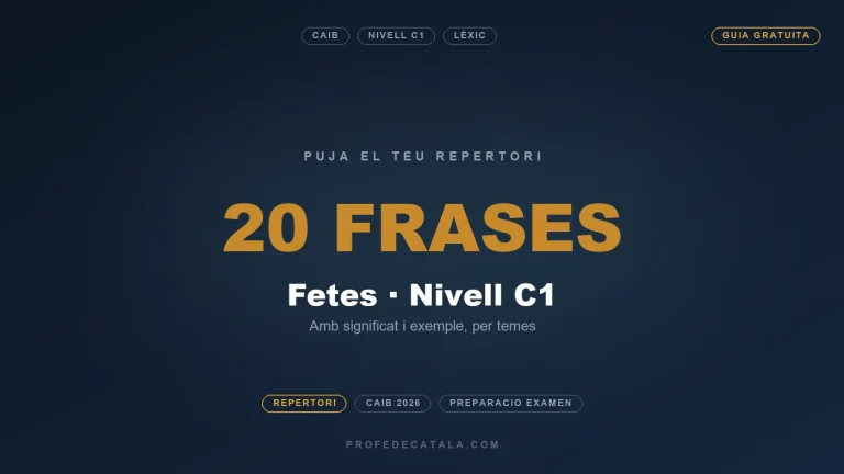 20 frases fetes en català per pujar el nivell al C1