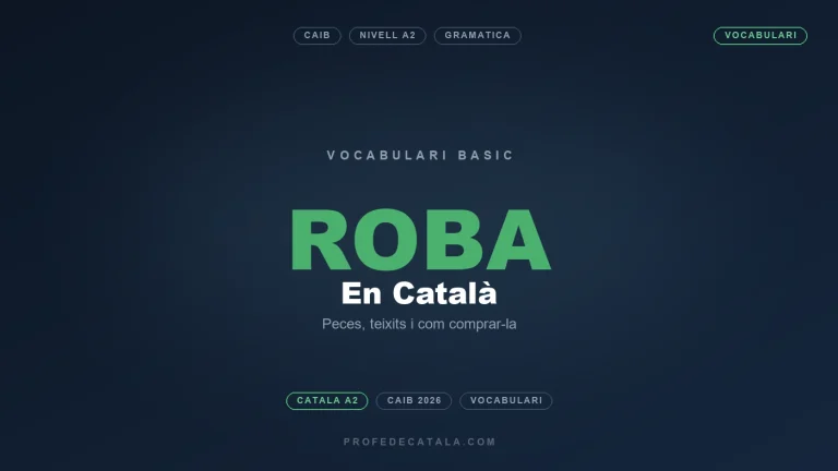 La roba en català